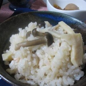 かまどさん（土鍋）で炊く♪極ウマ筍ご飯